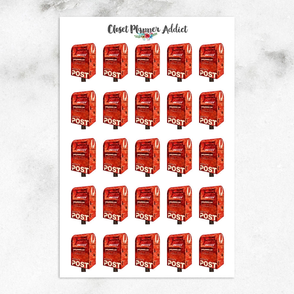 Australia Post Postbox Planner Stickers | Mailbox Stickers (S-605)