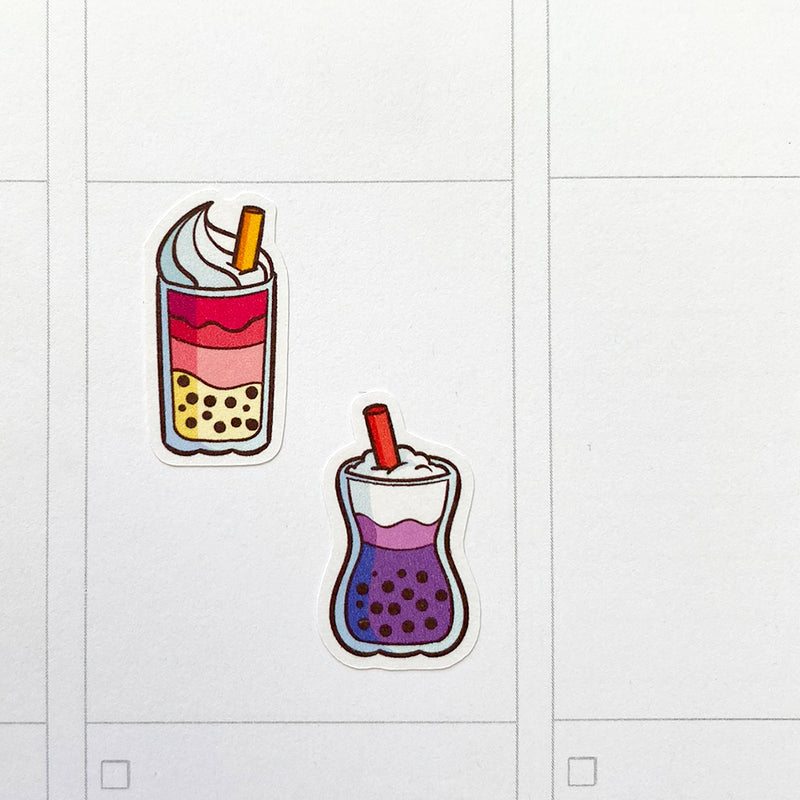 Bubble Tea Planner Stickers Boba Stickers by Closet Planner Addict (S-607)