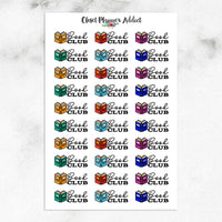 Book Club Planner Stickers | Reading Stickers (S-631)