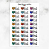 Book Club Planner Stickers | Reading Stickers (S-631)