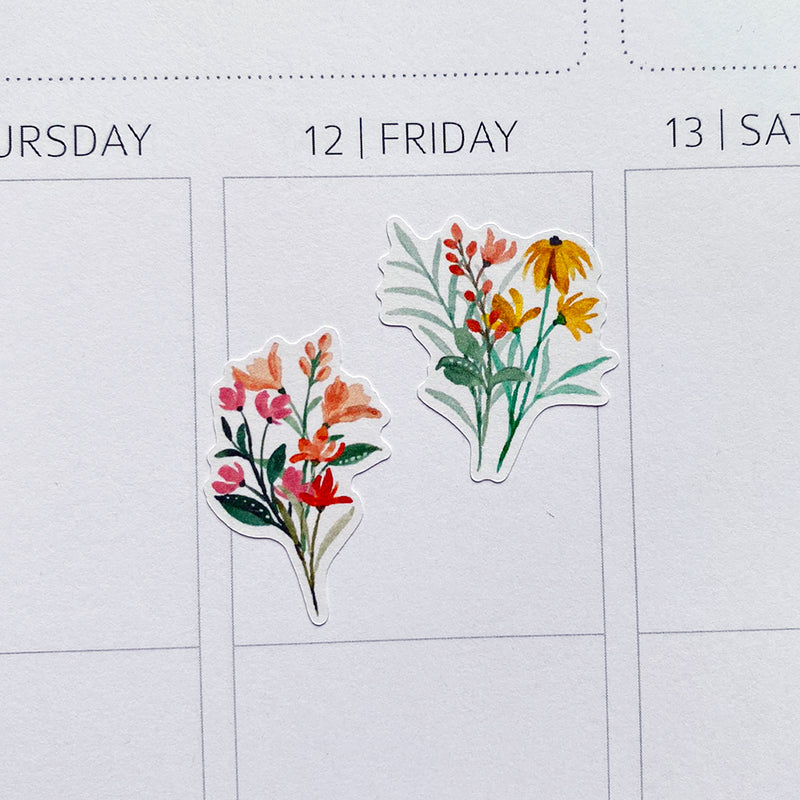 Wild Flowers Planner Stickers by Closet Planner Addict