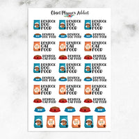 Restock Dog Cat Pet Food Planner Stickers (S-640)