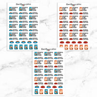 Restock Dog Cat Food Planner Stickers by Closet Planner Addict