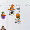 Cute Halloween Gnomes Planner Stickers by Closet Planner Addict (S-649)
