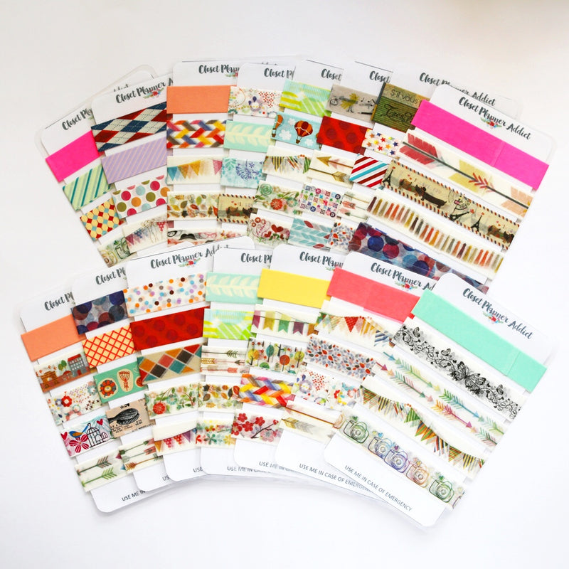 Washi Tape Samples | Sampler Cards