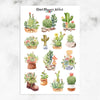 Watercolour Succulents Planner Stickers (MGB-APR20)