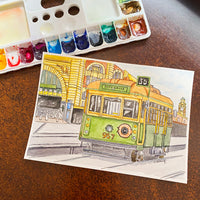 Melbourne Tram City Circle No 35 Postcard (PC-007)