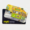No 35 City Circle Tram Melbourne Vinyl Travel Card Sticker by Closet Planner Addict