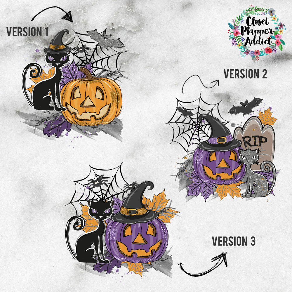 Halloween Die Cut Stickers (DC-004)