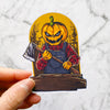 Halloween Scarecrow Die Cut Sticker (DC-016)