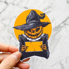 Halloween Pumpkin Die Cut Stickers (DC-017)