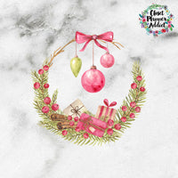 Christmas Wreaths Die Cut Stickers by Closet Planner Addict (DC-029)