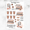 Book and Coffee Lovers Planner Stickers (MGB-FEB17)
