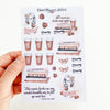 Book and Coffee Lovers Planner Stickers (MGB-FEB17)