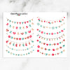 Christmas Celebration Banners Planner Stickers (FP-004)