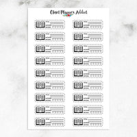 Book Ratings and Reviews Planner Stickers (FP-024)