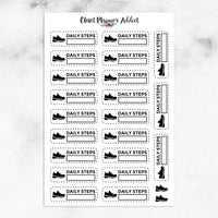 Daily Steps Counter Planner Stickers (FP-025)