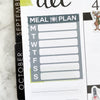 Meal Plan Planner Stickers (FP-027)