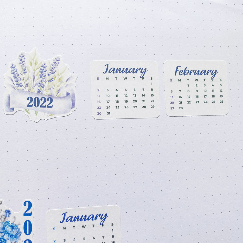 2022 Calendar Planner Stickers by Closet Planner Addict | Lavender (FP-035)