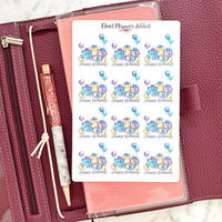 Happy Birthday Planner Stickers (S-541)