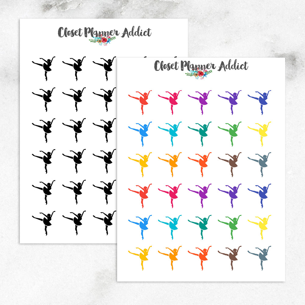 Ballerina Icons Planner Stickers (I-002)