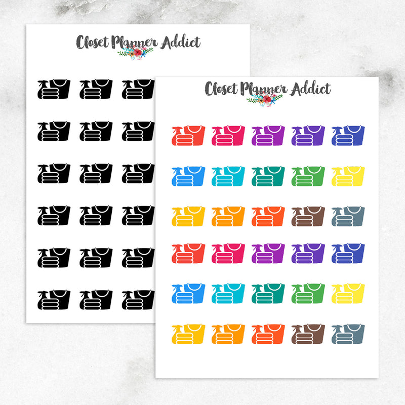 Cleaning Housework Planner Stickers (I-006)