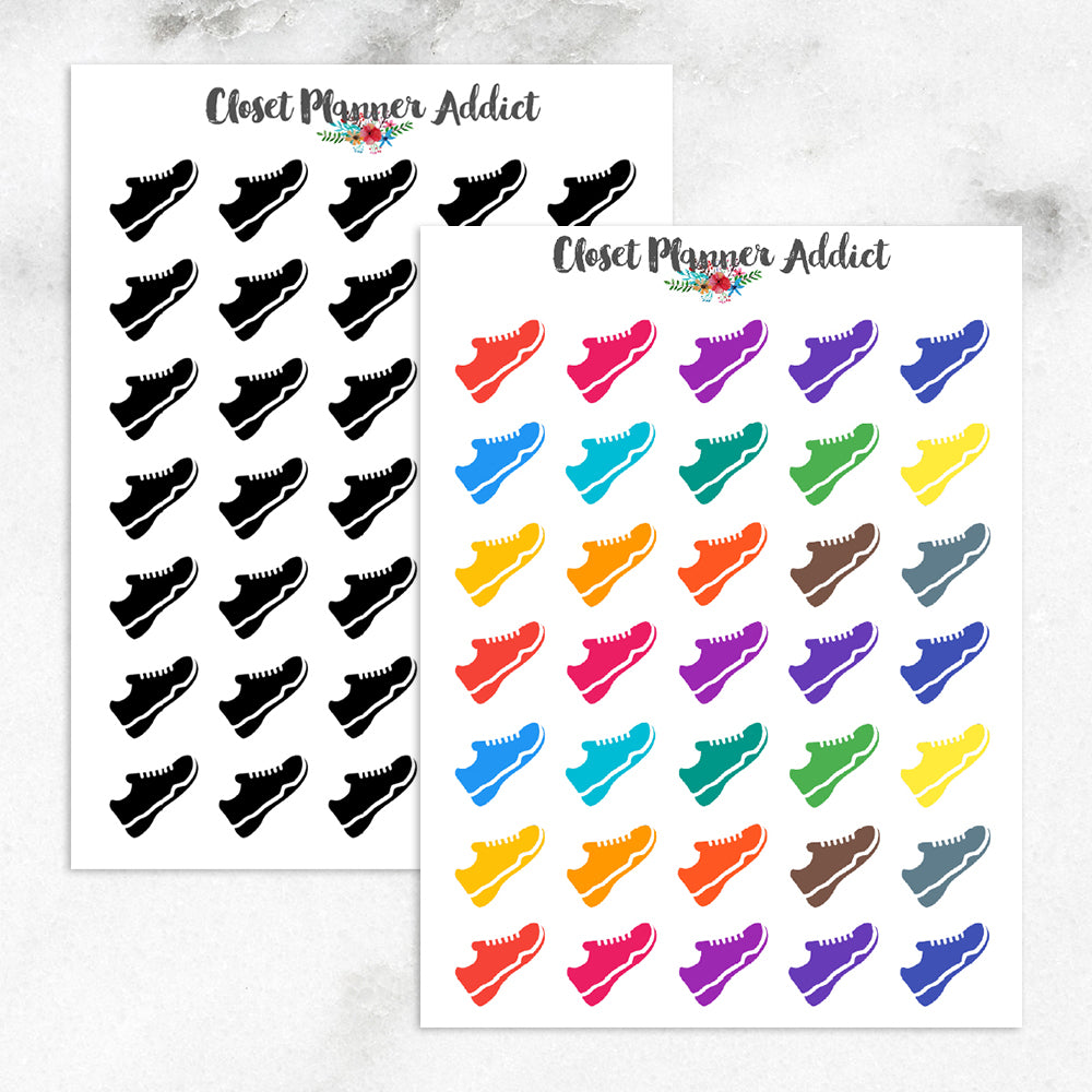 Sneakers Shoes Icon Planner Stickers (I-029)