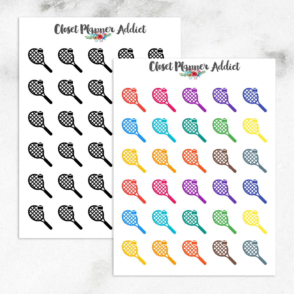 Tennis Icon Planner Stickers (I-057)