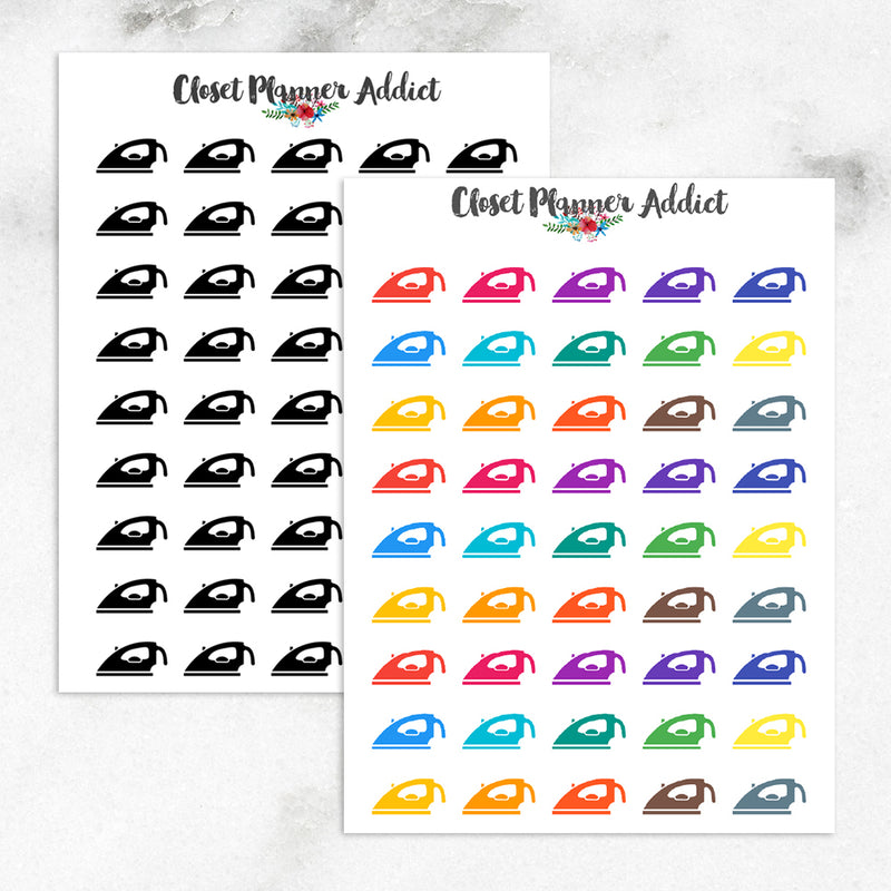 Ironing Planner Stickers (I-059)