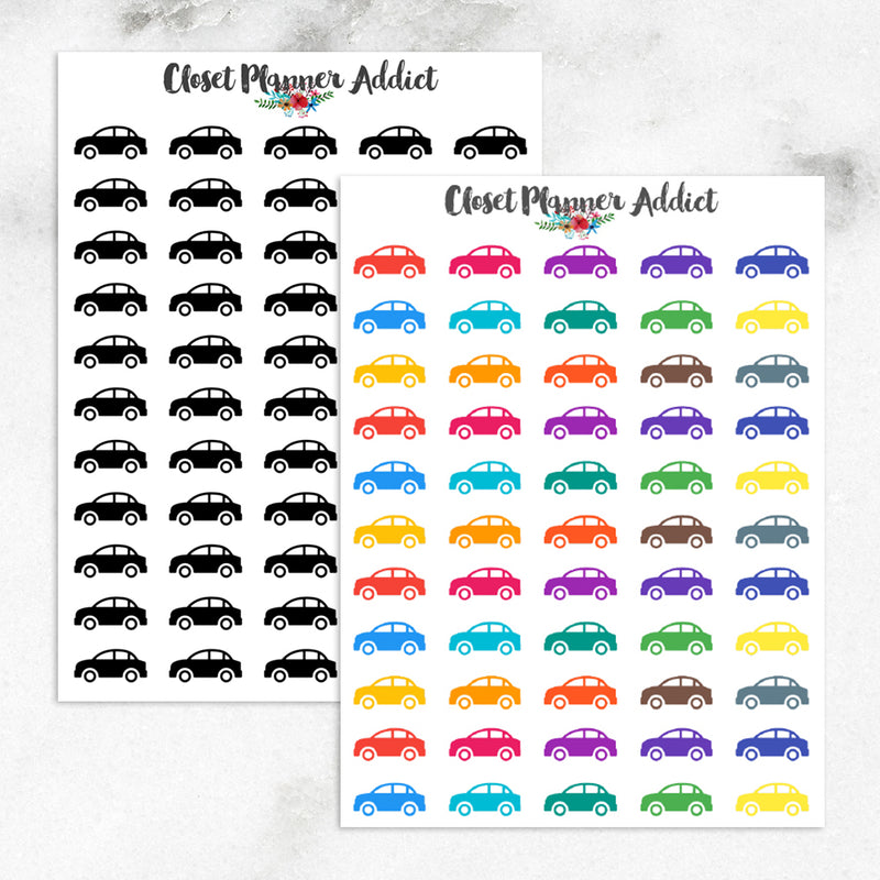 Cars Planner Stickers (I-062)
