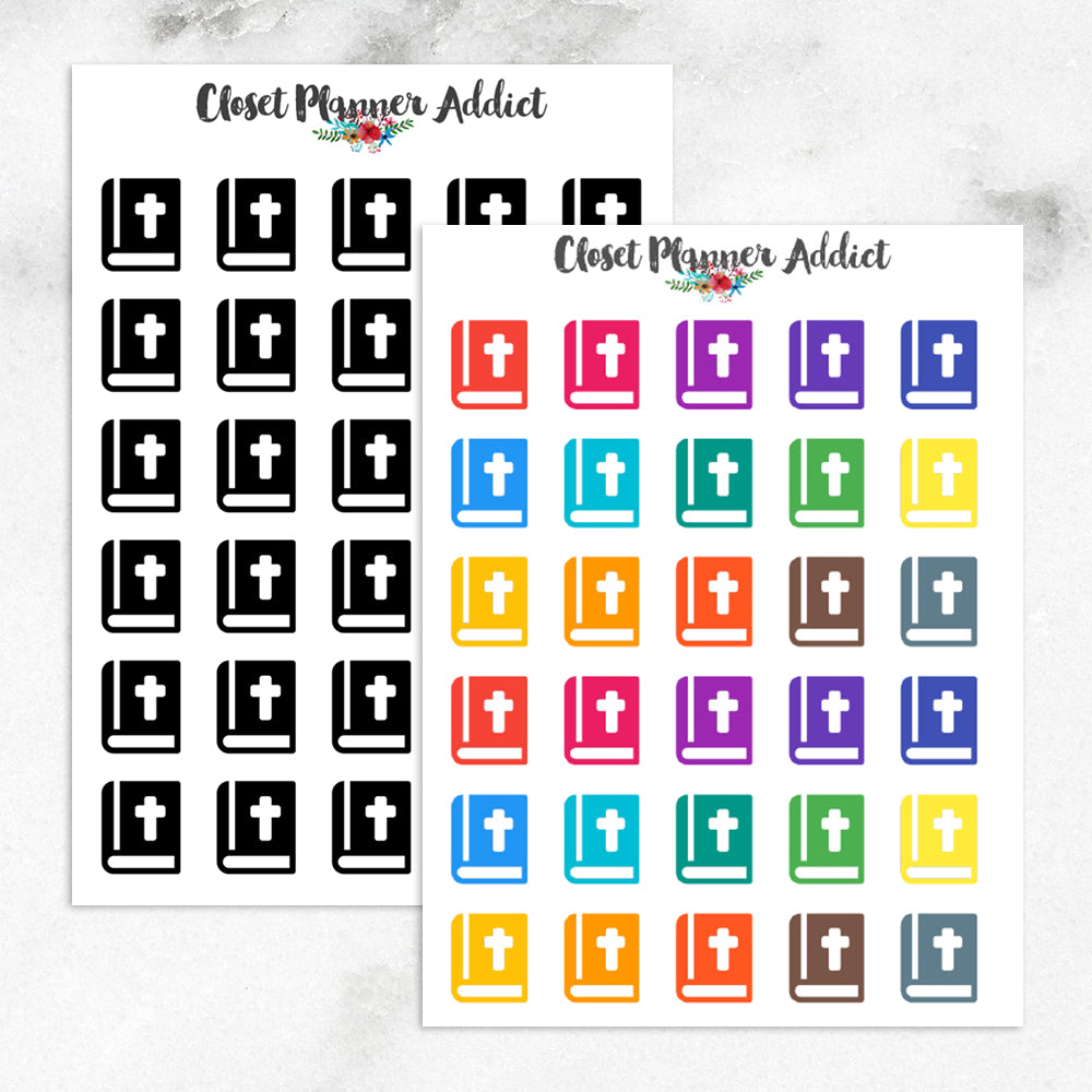 Bible Planner Stickers (I-063)