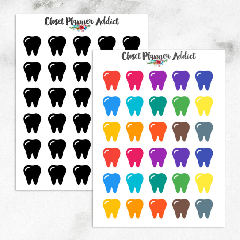 Dentist Planner Stickers (I-066)