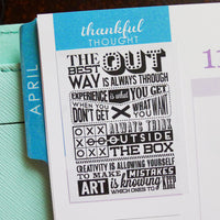 Motivational & Inspirational Quotes Planner Stickers (MS-011)