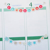 Christmas Celebration Banners Planner Stickers (FP-004)