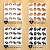 King Charles Cavalier Dogs Planner Stickers (S-228)