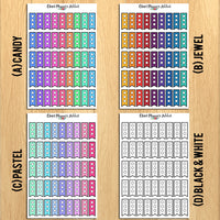 Mini Checklist and Page Flags Planner Stickers (FP-009)