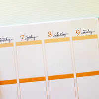 Days of the Week Planner Stickers (DATE-003)