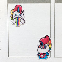Cute Unicorns Planner Stickers