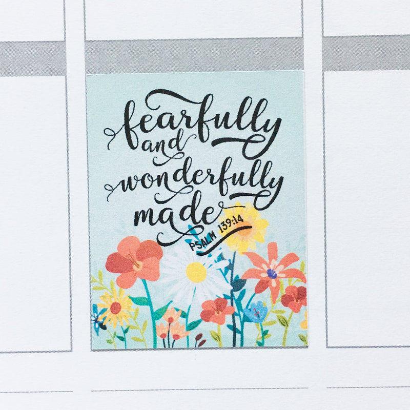 Christian Bible Verses and Scriptures Planner Stickers (MS-021)