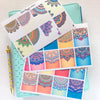 Colourful Mandala Backgrounds Planner Stickers