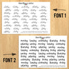 Days of the Week Planner Stickers (DATE-003)