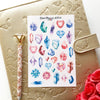 Watercolour Crystals and Gems Planner Stickers (MGB-AUG17)