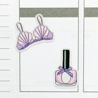 Lavender Lifestyle Planner Stickers (S-318)