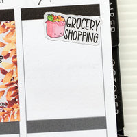 Grocery Shopping Planner Stickers (S-321)