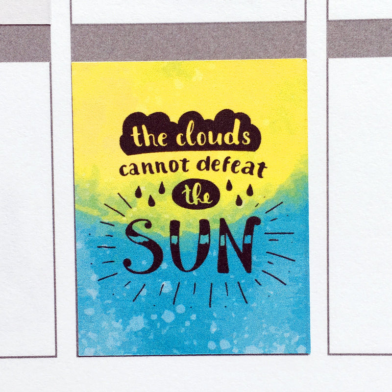 Motivational & Inspirational Quotes Planner Stickers (MS-027)