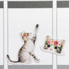 Watercolour Cats and Flowers Planner Stickers (S-334)