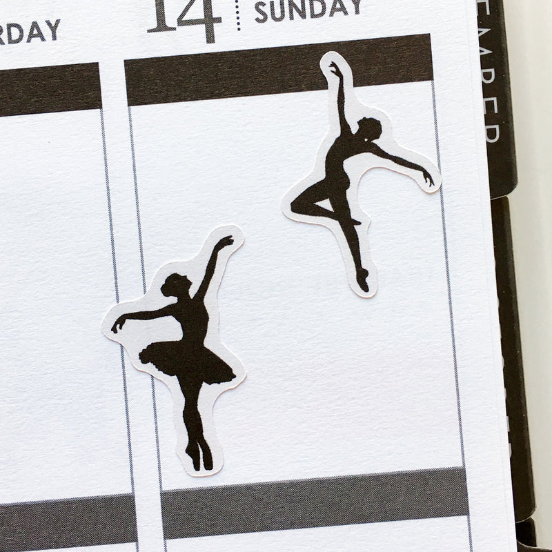 Ballet Dancers Planner Stickers (S-326)