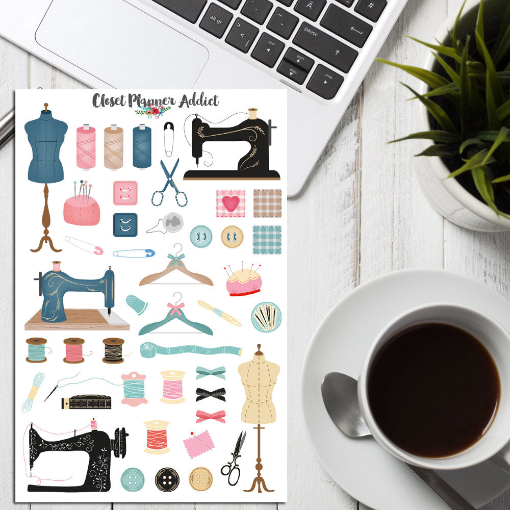 Sewing Planner Stickers