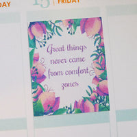 Motivational & Inspirational Quotes Planner Stickers (MS-008)