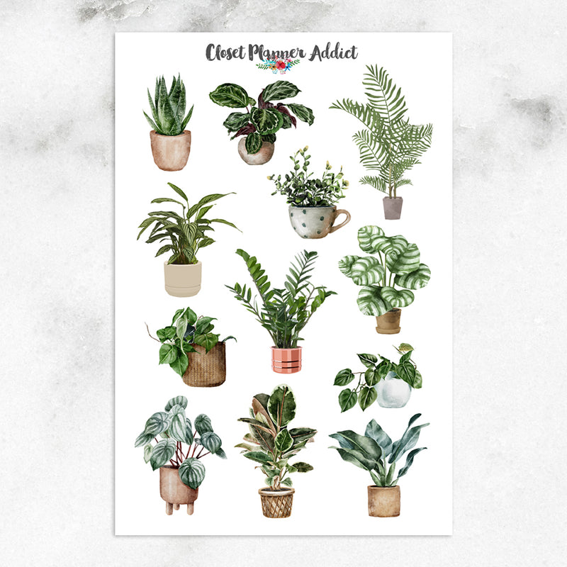 Plant Lovers Planner Stickers (MGB-JUL22)